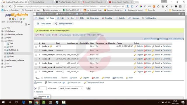 105-Php Dersleri - Bölüm 28- Pdo Yönetim Panelli Porto Firma Scripti İçerik Yönetim modülü yapımı-0 смотреть онлайн