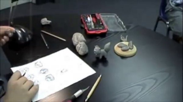 Sculpture in Clay - Class 02 - Likeness From Concept Drawing