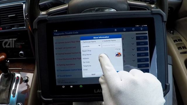 LAUNCH X431 PAD V Diagnostics on Audi Q7 смотреть онлайн