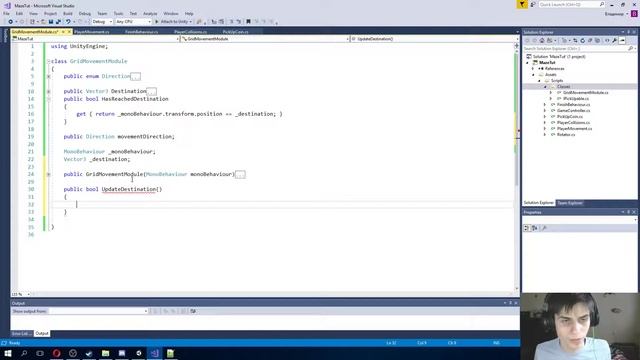 Универсальный модуль движения по сетке - Простой лабиринт - Unity3d - #5 смотреть онлайн