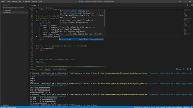 Python - Estructura de datos Lista de Listas ejercicio смотреть онлайн