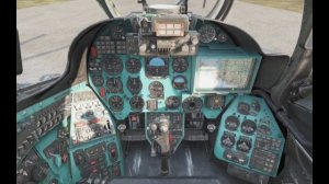 DCS World. Ми-24. Запуск, выруливание, полёт по кругу, посадка.