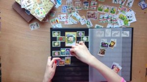 Расставляю марки в альбом (1-ая часть)