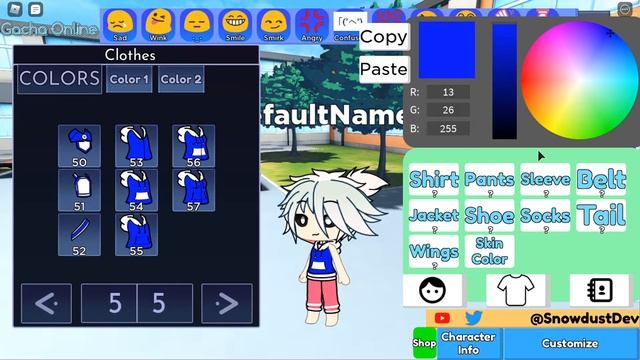 HOW TO MAKE DUST SANS IN ROBLOX GACHA ONLINE | (ROBLOX) смотреть онлайн
