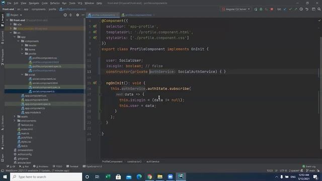 Angular Profile смотреть онлайн