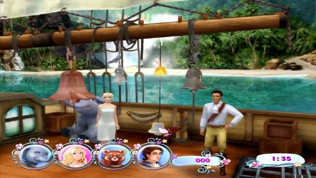 BARBIE AS THE ISLAND PRINCESS Walkthrough Gameplay part 2-ROYAL SHIP смотреть онлайн