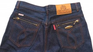 Английские ретро джинсы Bronco эпохи СССР