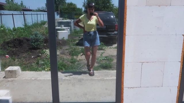 Строительный влог. Заливаем пол. Забор. Стены. Сад смотреть онлайн