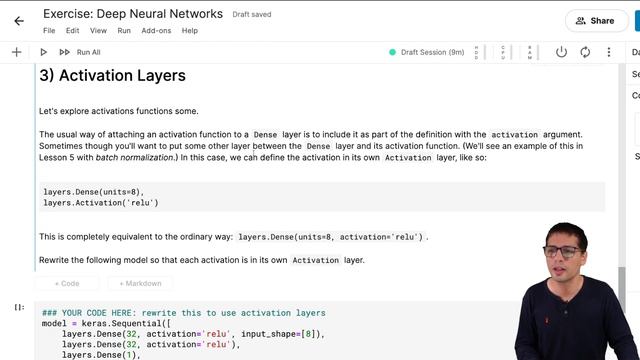 #2 - Part II - DEEP NEURAL NETWORKS - Introduction to Deep Learning [. Learn with me on Kaggle ] смотреть онлайн