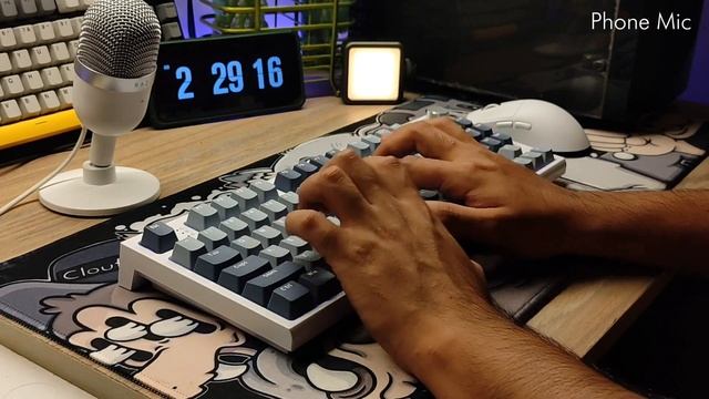 Attack Shark K86 - Blue Whale Switches Sound Test смотреть онлайн