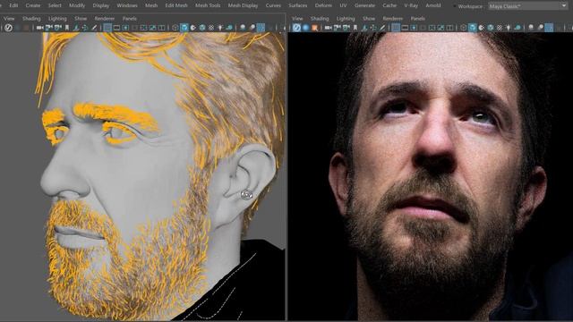 3D Self-Portrait GPU side by side смотреть онлайн