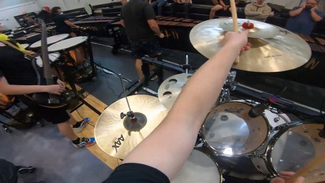 Atlanta Quest 2023 Drumset Cam - Benjamin King - WGI FINALS WEEK смотреть онлайн