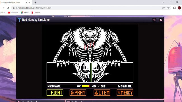 Undertale pro plays Bad Monday Simulator смотреть онлайн