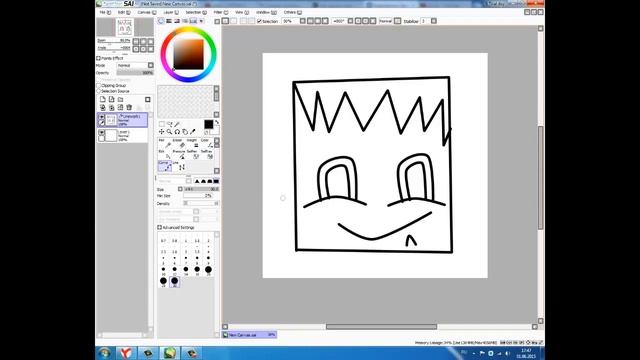 Как нарисовать аватарку в Paint Tool SAI смотреть онлайн