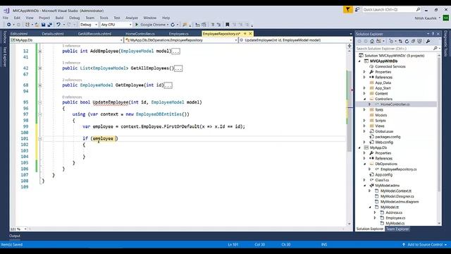 (#34) Update data in database | mvc tutorial for beginners in .net c# смотреть онлайн