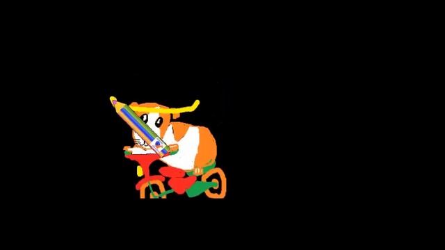 Флорилана рисует Морская свинка на мотоцикле, #guineapigpicture смотреть онлайн