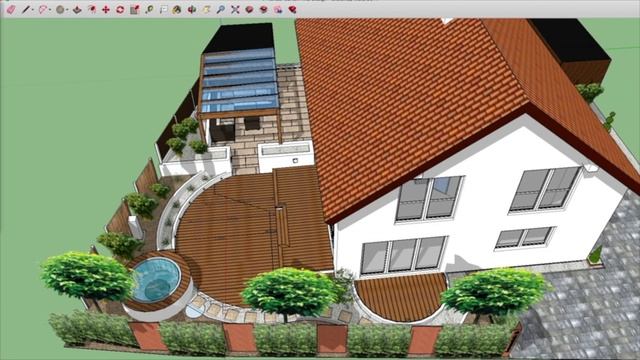 Contemporary Garden Ideas - for wide & awkward shape gardens смотреть онлайн