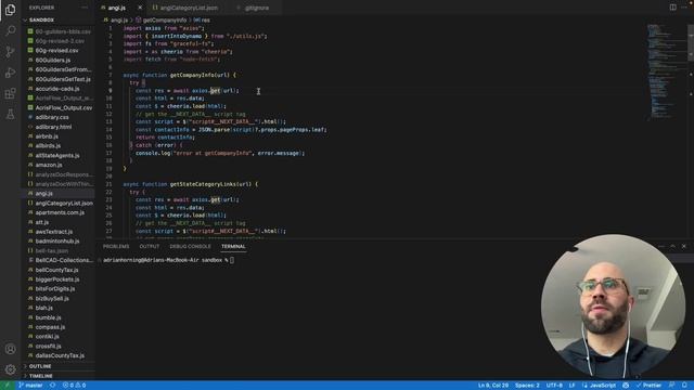 How to scrape ALL contractors emails/phone numbers on angi's list! ? смотреть онлайн