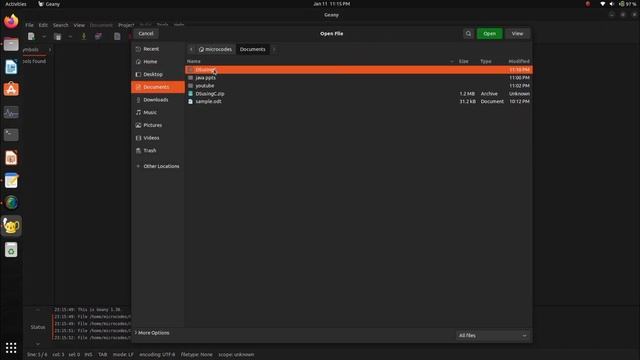 Geany Java setup in Linux смотреть онлайн