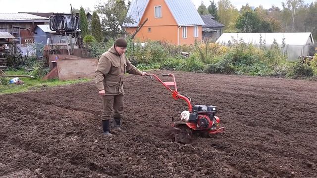Перемешивание свежего навоза с землей 30.09.17. смотреть онлайн
