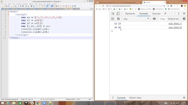 ReactJs 12th class ES6 var let const destructuring 1203 Mar12th 7:30 AM 2020 contact 9059868766 смотреть онлайн