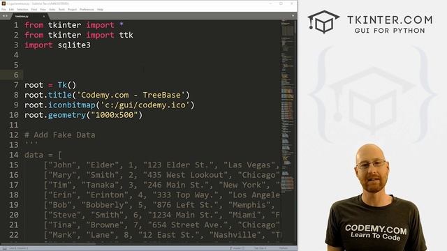 CRM App With Treeview and SQLite3 - Tkinter Projects 16 смотреть онлайн