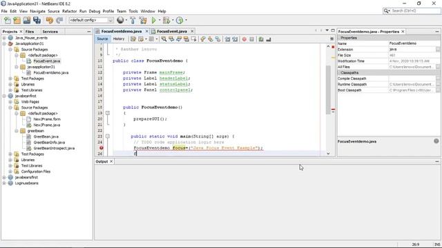 503 | L40 | J2EE | Java Bean Events | Focus Events | By VGP смотреть онлайн