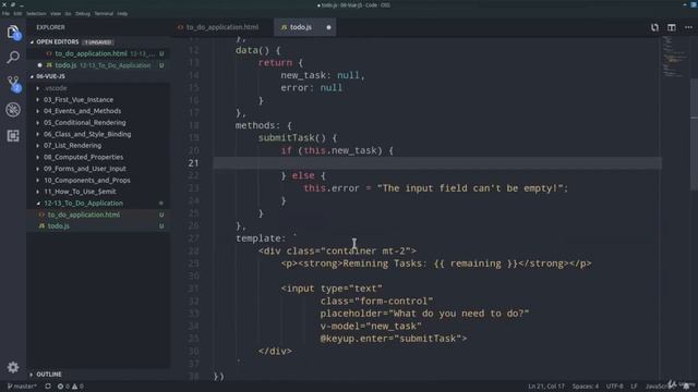 6.13 Vue JS Section Assignment Solution смотреть онлайн