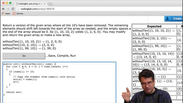 Java: review of arrays, loops, conditionals смотреть онлайн