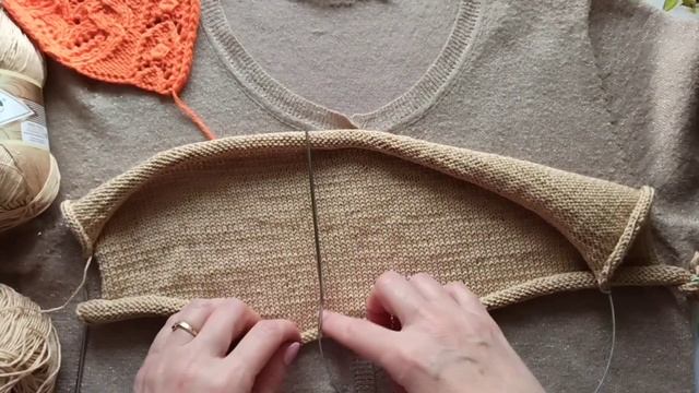 Топ из Ализе Дива. Начало проекта. Отпарила спинку, что из этого получилось. смотреть онлайн