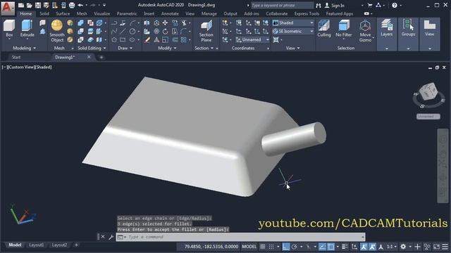 AutoCAD 3D Basic Tutorial for Beginners - 2 смотреть онлайн