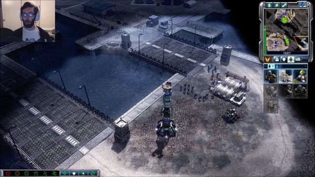 GDI vs Brutal Scrin Skirmish | Riverside Rumble | Command & Conquer 3: Tiberium Wars Gameplay смотреть онлайн