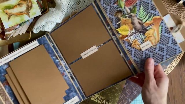 Осенняя фотопапка. Скрапбукинг.