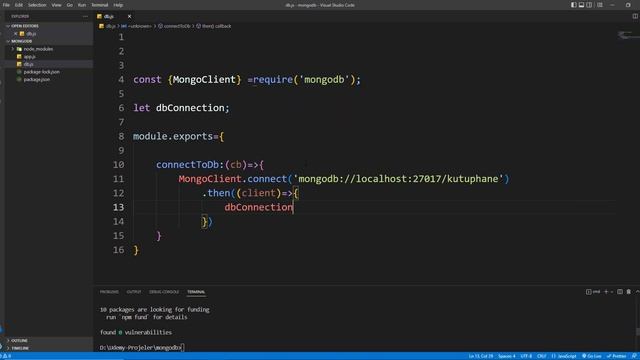 14# MongoDB Bağlantısını Oluşturma [Temel MongoDB] смотреть онлайн