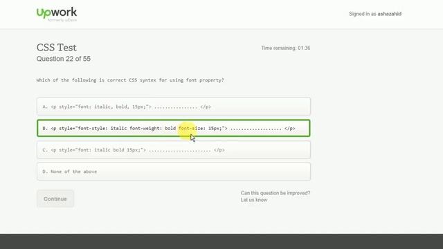 CSS Top 20% Upwork Test 4.25 out of 5 смотреть онлайн
