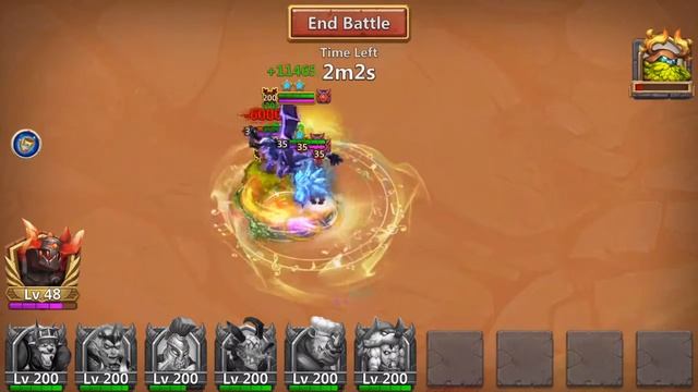 Day 02 - Challenge a warden - Oracle Level 30 - around 91mil dmg - Castle clash смотреть онлайн