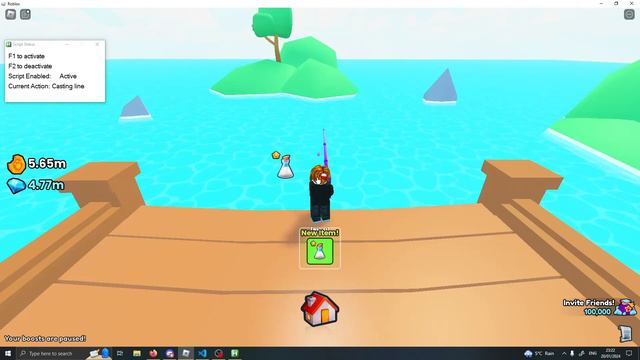 How To Automatically Fish In Pet Simulator 99 (out-dated)