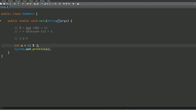 Mod and Division in Java смотреть онлайн