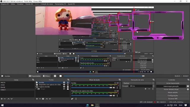 COMO BAIXAR E COLOCAR BORDAS DE WEBCAM ANIMADAS NO OBS смотреть онлайн