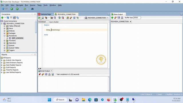 4. PL/SQL Procedure Writing Basic | How-To | PL/SQL Developer Course | TechView Team | Hindi смотреть онлайн