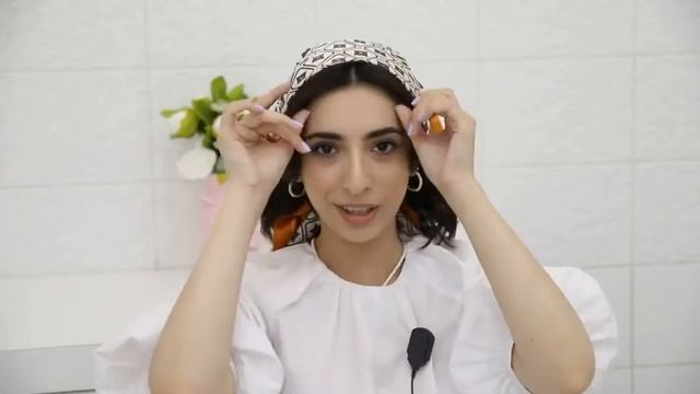 КАК СОЗДАТЬ ПРИЧЕСКУ С ПЛАТКОМ НА КОРОТКИЕ ВОЛОСЫ? смотреть онлайн