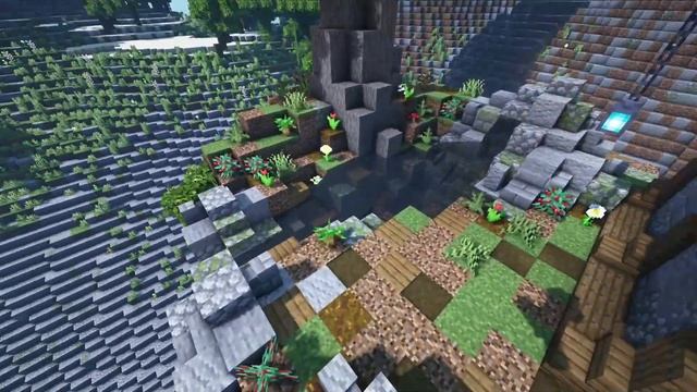 Minecraft Floating Sky island [ TimeLapse ] смотреть онлайн
