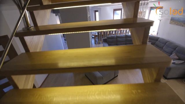 Stairs LED Lighting - Linear LED lights in the stairs смотреть онлайн