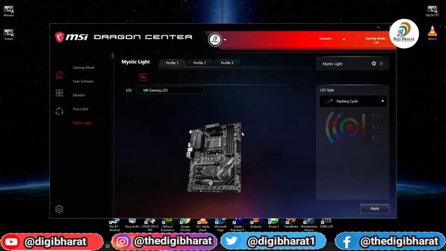 MSI Dragon Center Software Review | How To Control RGB Strip With Motherboard | RGB Strip Control | смотреть онлайн
