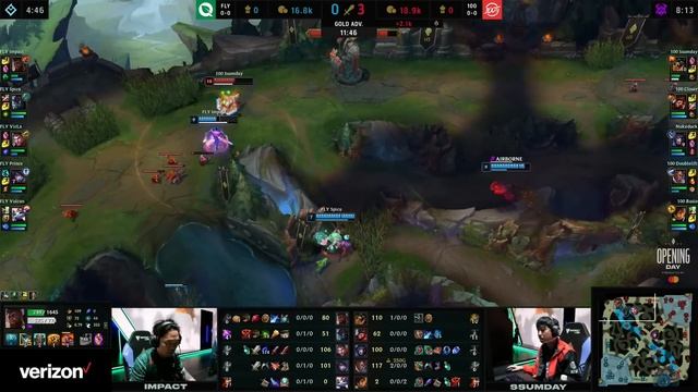 FLY vs. 100 - Week 1 Day 1 | LCS Summer Split | FlyQuest vs. 100 Thieves (2023) смотреть онлайн