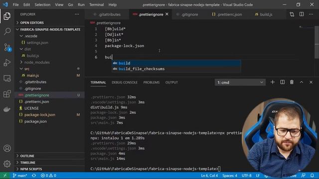 Configurando o NodeJS com Prettier, ESLint, Lintstaged e Husky смотреть онлайн