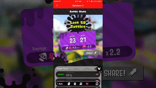 Splatoon 2 - SplatNet 2 - Nintendo Switch Online App