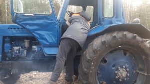 Купил Мтз-82 , первые проблемы , запуск с пускача!!!