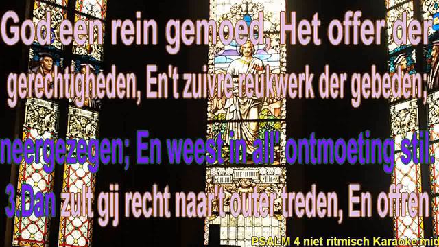 Psalm 4 vers 1,2,3 en 4 niet ritmisch karaoke Virtual pijp orgel Miditzer 260sp смотреть онлайн
