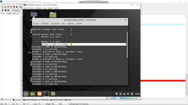 İşletim Sistemleri (Sleeping Barber problem and the dining philosophers problem) смотреть онлайн